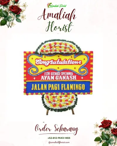 Bunga Papan Congratulation di Sidorame Timur